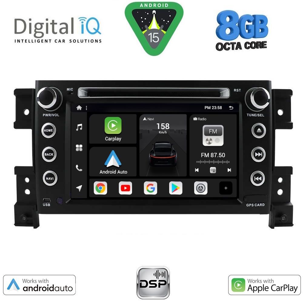 DIGITAL IQ BXF 753_CPAA (7" DVD) MULTIMEDIA SYSTEM for SUZUKI GRAND VITARA mod. 2005-2015 DIGITAL IQ BXF 753_CPAA (7" DVD) MULTIMEDIA SYSTEM for SUZUKI GRAND VITARA mod. 2005-2015