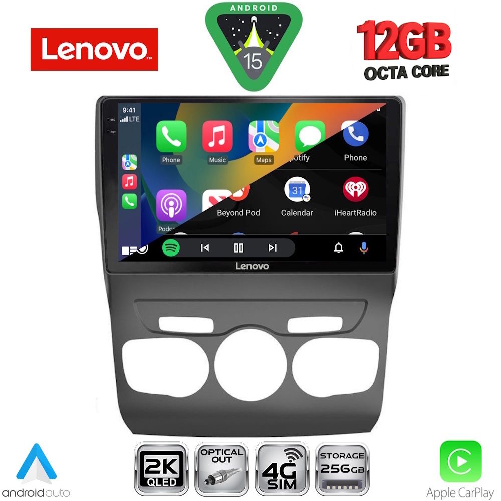 LENOVO SSZ 12085_CPA (10inc) MULTIMEDIA TABLET for CITROEN C4 -DS4 mod. 2011-2018 LENOVO SSZ 12085_CPA (10inc) MULTIMEDIA TABLET for CITROEN C4 -DS4 mod. 2011-2018