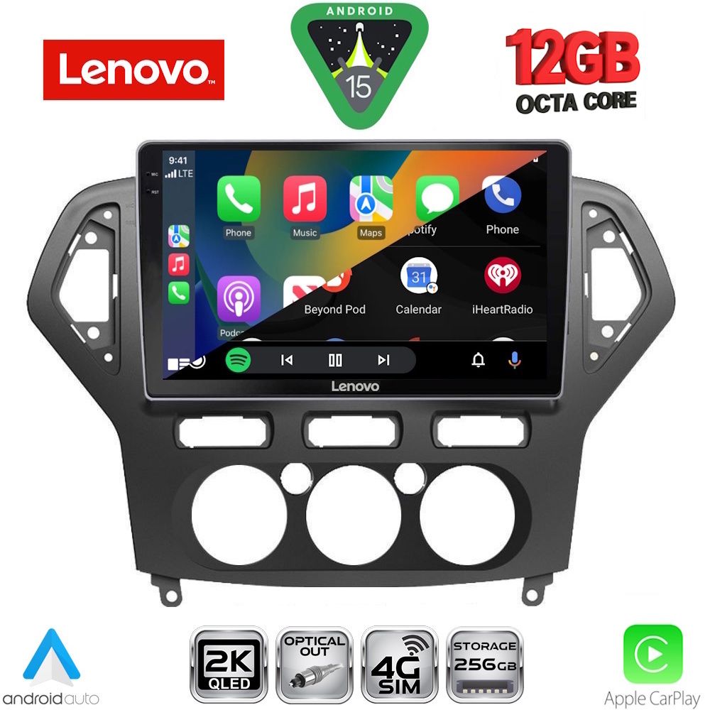 LENOVO SSZ 12162_CPA A/C (10inc) MULTIMEDIA TABLET for FORD MONDEO mod. 2007-2011 LENOVO SSZ 12162_CPA A/C (10inc) MULTIMEDIA TABLET for FORD MONDEO mod. 2007-2011