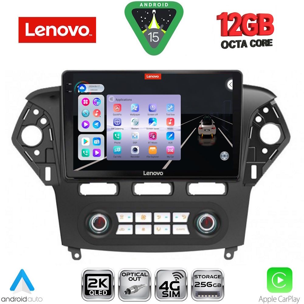 LENOVO SSZ 12163_CPA CLIMA (10inc) MULTIMEDIA TABLET for FORD MONDEO mod. 2011-2013 LENOVO SSZ 12163_CPA CLIMA (10inc) MULTIMEDIA TABLET for FORD MONDEO mod. 2011-2013