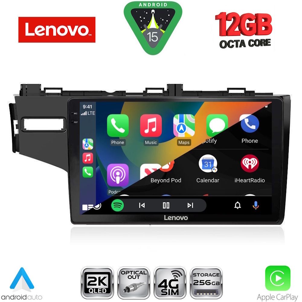 LENOVO SSZ 12212_CPA (10inc) MULTIMEDIA TABLET for HONDA JAZZ mod. 2013-2019 LENOVO SSZ 12212_CPA (10inc) MULTIMEDIA TABLET for HONDA JAZZ mod. 2013-2019