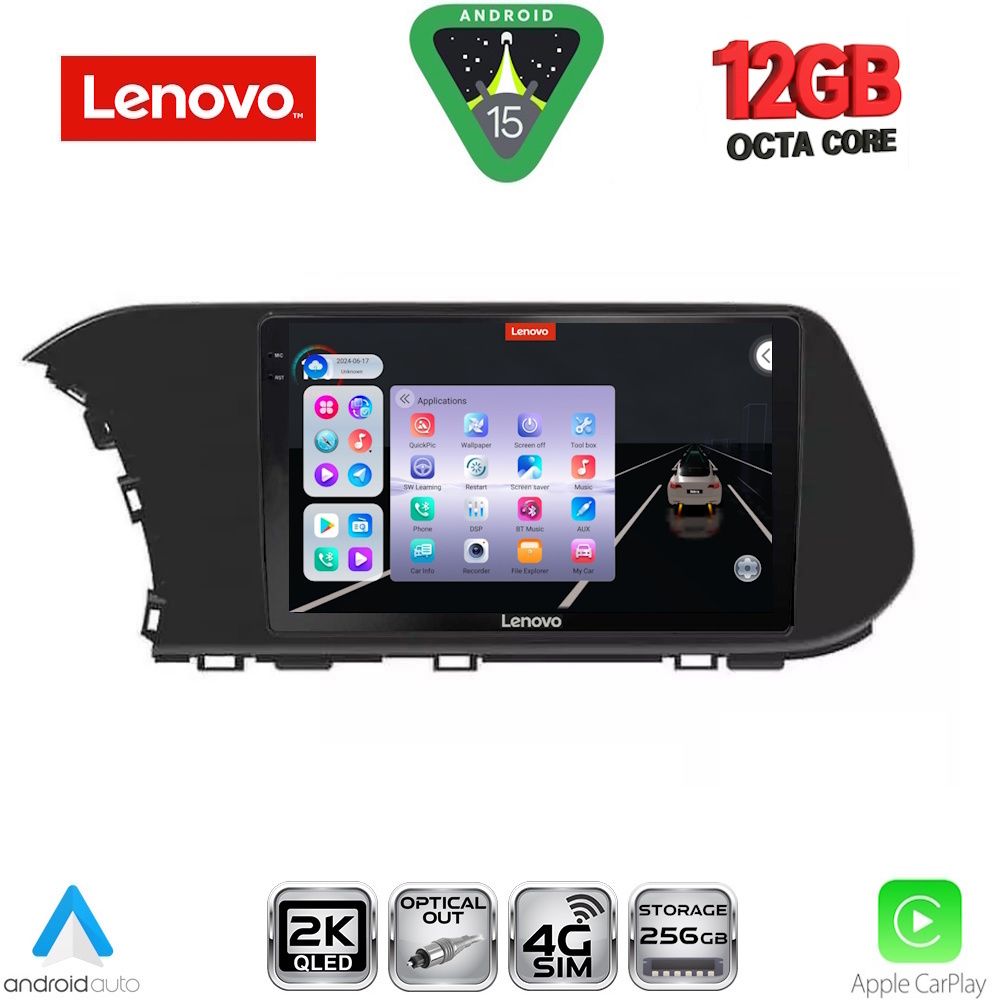 LENOVO SSZ 12220_CPA (10inc) MULTIMEDIA TABLET for HYUNDAI i20 - BAYON mod. 2020-2026 LENOVO SSZ 12220_CPA (10inc) MULTIMEDIA TABLET for HYUNDAI i20 - BAYON mod. 2020-2026