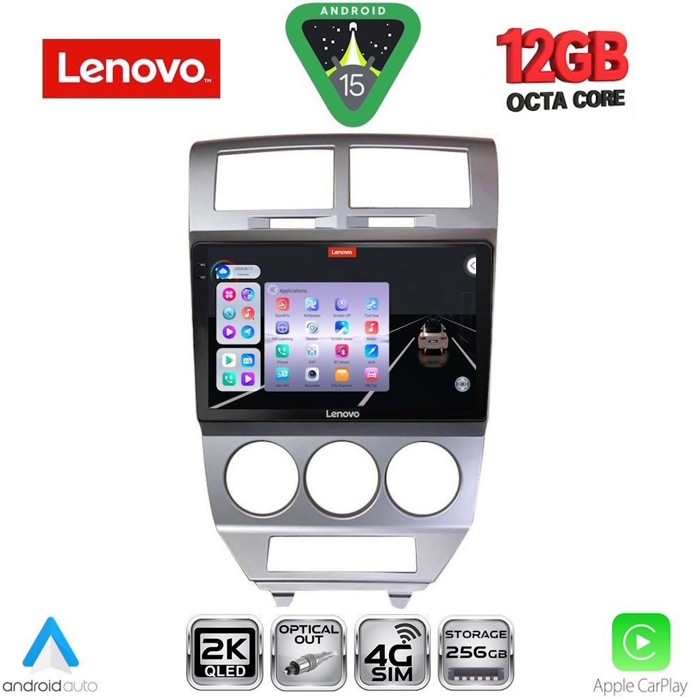LENOVO SSZ 12275_CPA (10inc) MULTIMEDIA TABLET for DODGE CALIBER mod. 2006-2012 LENOVO SSZ 12275_CPA (10inc) MULTIMEDIA TABLET for DODGE CALIBER mod. 2006-2012