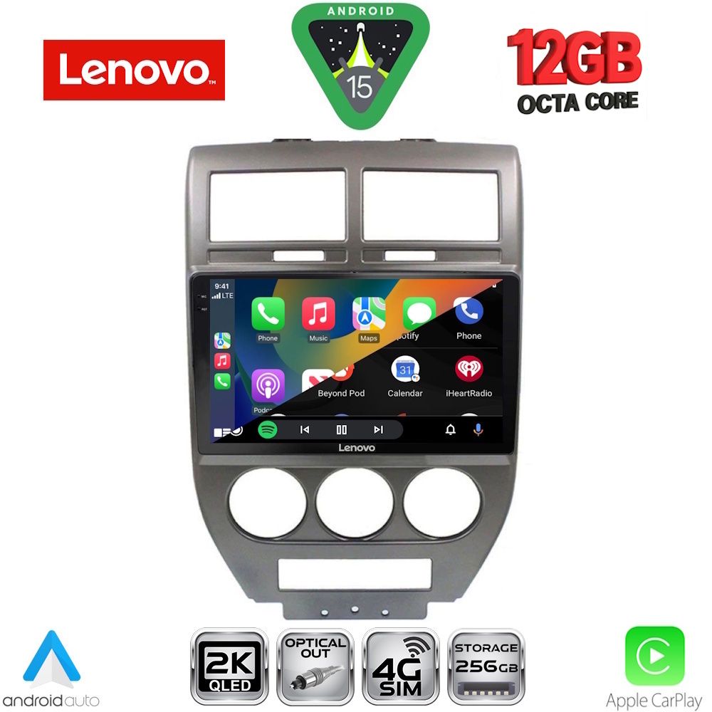 LENOVO SSZ 12276_CPA (10inc) MULTIMEDIA TABLET for JEEP COMPASS - PATRIOT mod. 2007-2016 LENOVO SSZ 12276_CPA (10inc) MULTIMEDIA TABLET for JEEP COMPASS - PATRIOT mod. 2007-2016