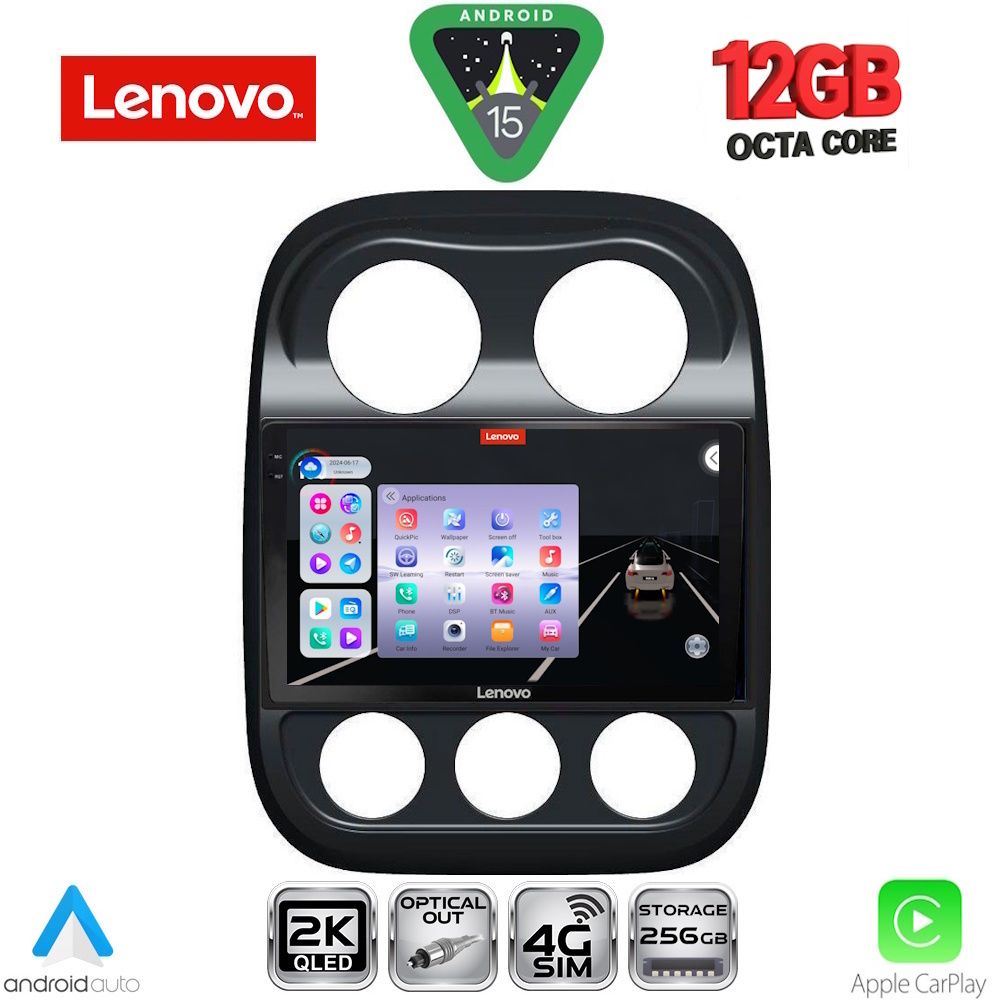 LENOVO SSZ 12277_CPA (10inc) MULTIMEDIA TABLET for JEEP COMPASS – PATRIOT mod. 2007-2016 LENOVO SSZ 12277_CPA (10inc) MULTIMEDIA TABLET for JEEP COMPASS – PATRIOT mod. 2007-2016