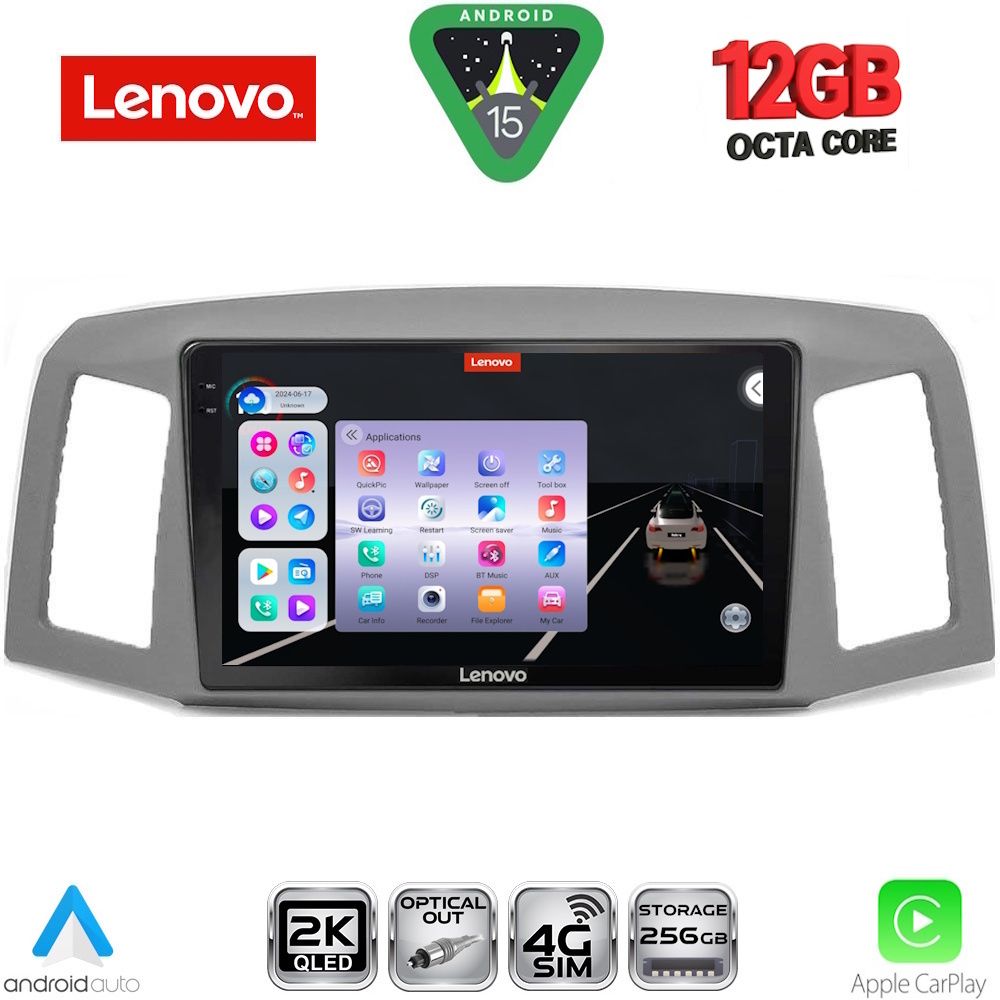 LENOVO SSZ 12281_CPA (10inc) MULTIMEDIA TABLET for JEEP GRAND CHEROKEE mod. 2005-2007 LENOVO SSZ 12281_CPA (10inc) MULTIMEDIA TABLET for JEEP GRAND CHEROKEE mod. 2005-2007