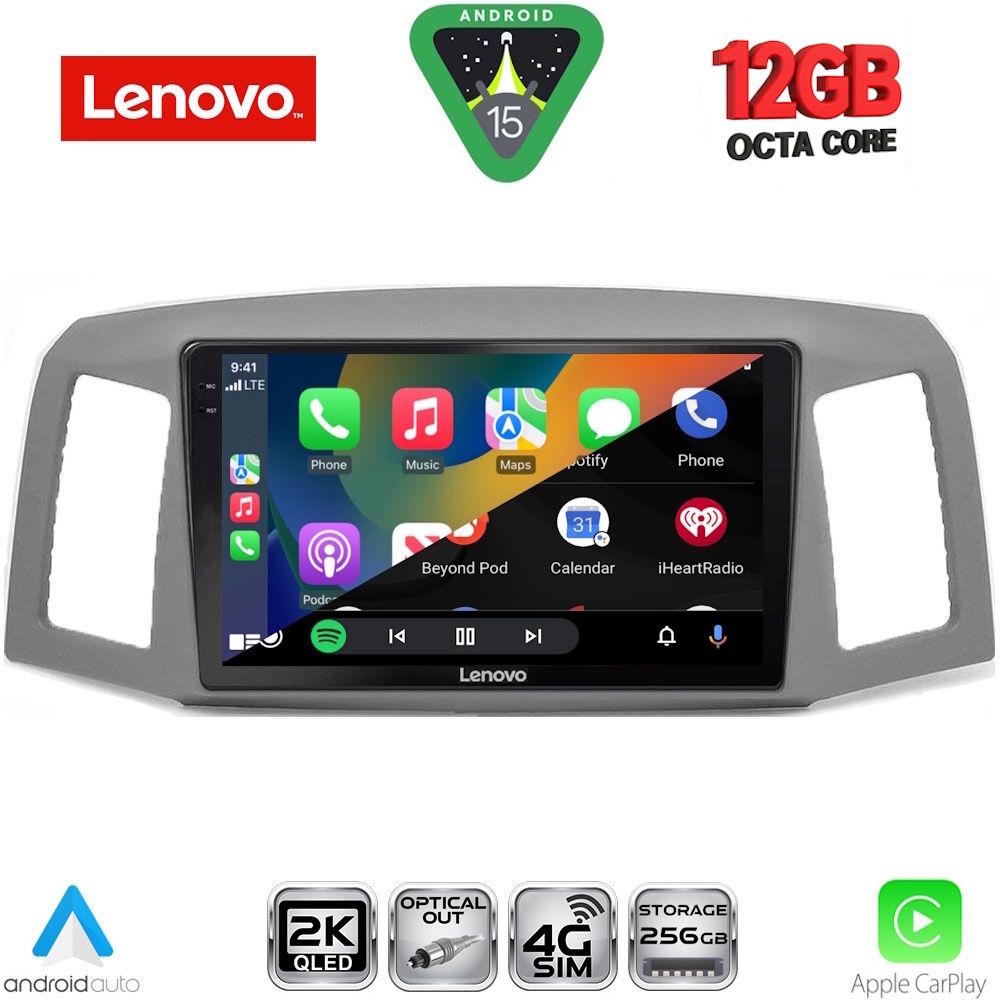 LENOVO SSZ 12281_CPA (10inc) MULTIMEDIA TABLET for JEEP GRAND CHEROKEE mod. 2005-2007 LENOVO SSZ 12281_CPA (10inc) MULTIMEDIA TABLET for JEEP GRAND CHEROKEE mod. 2005-2007