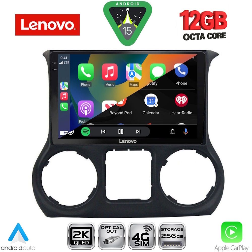 LENOVO SSZ 12295_CPA (10inc) MULTIMEDIA TABLET for JEEP WRANGLER mod. 2011-2014 LENOVO SSZ 12295_CPA (10inc) MULTIMEDIA TABLET for JEEP WRANGLER mod. 2011-2014