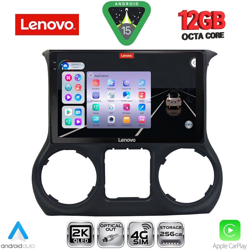 LENOVO SSZ 12296_CPA (10inc) MULTIMEDIA TABLET for JEEP WRANGLER mod. 2014-2017 LENOVO SSZ 12296_CPA (10inc) MULTIMEDIA TABLET for JEEP WRANGLER mod. 2014-2017
