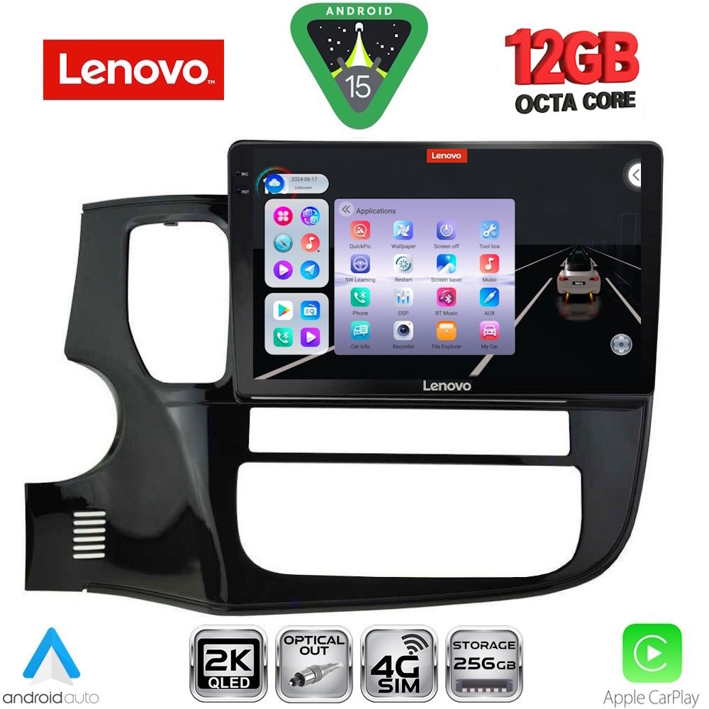 LENOVO SSZ 12443_CPA (10inc) MULTIMEDIA TABLET for MITSUBISHI OUTLANDER mod. 2013-2020 LENOVO SSZ 12443_CPA (10inc) MULTIMEDIA TABLET for MITSUBISHI OUTLANDER mod. 2013-2020