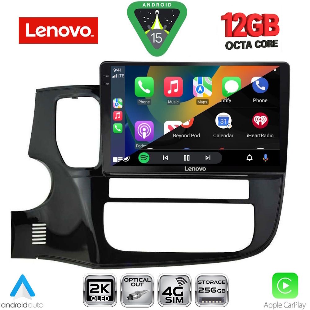LENOVO SSZ 12443_CPA (10inc) MULTIMEDIA TABLET for MITSUBISHI OUTLANDER mod. 2013-2020 LENOVO SSZ 12443_CPA (10inc) MULTIMEDIA TABLET for MITSUBISHI OUTLANDER mod. 2013-2020