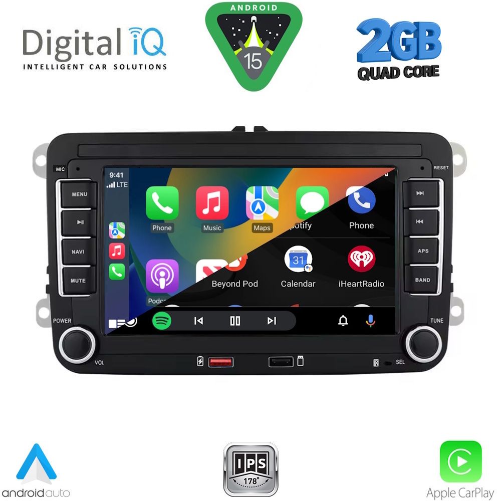 DIGITAL IQ BLD 204_CPA (7'' DECK) MULTIMEDIA SYSTEM for VW - SKODA - SEAT mod. 2004-2014 DIGITAL IQ BLD 204_CPA (7'' DECK) MULTIMEDIA SYSTEM for VW - SKODA - SEAT mod. 2004-2014