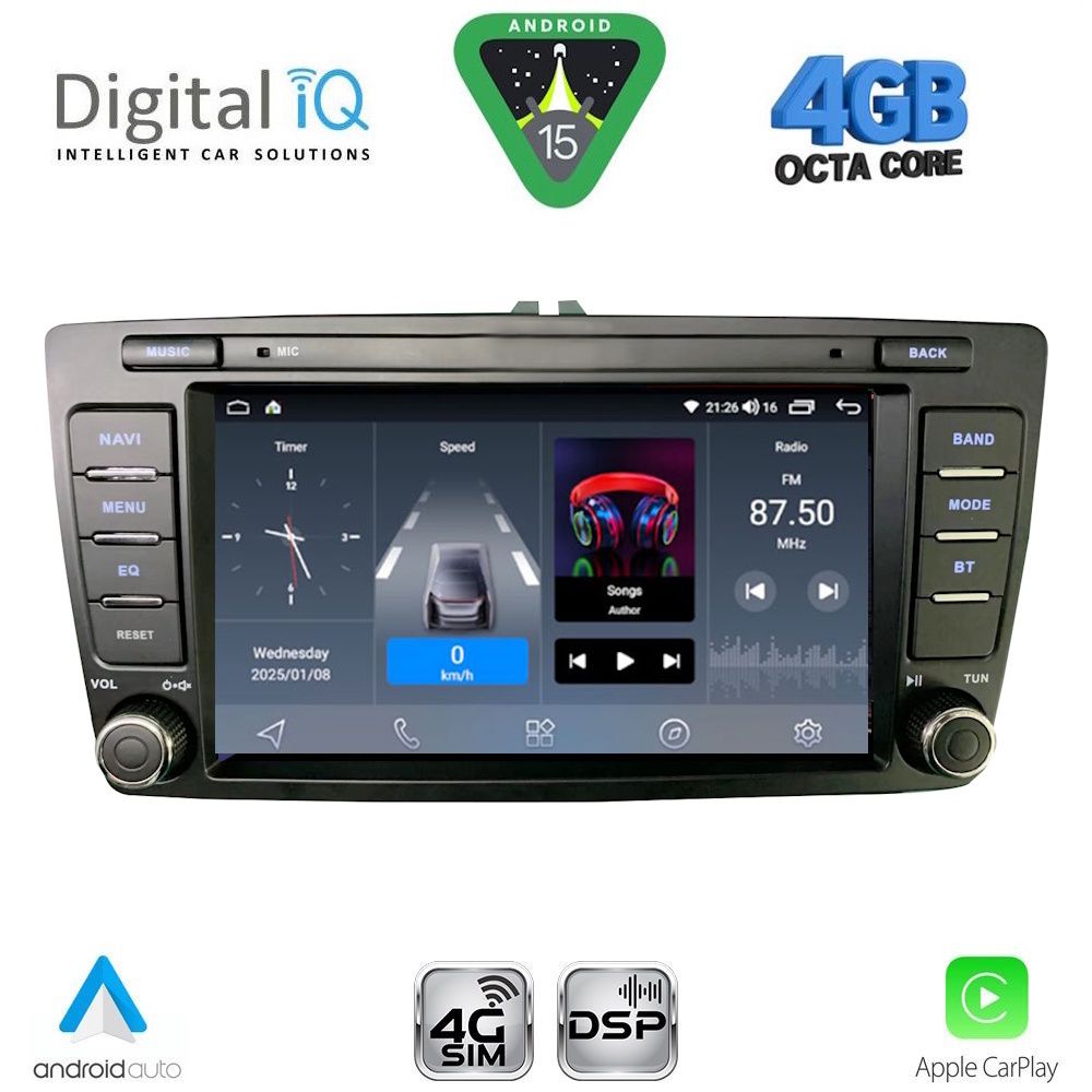 DIGITAL IQ BLG 405_CPA (8″ DECK) MULTIMEDIA OEM for SKODA OCTAVIA 5 mod. 2005-2012 DIGITAL IQ BLG 405_CPA (8″ DECK) MULTIMEDIA OEM for SKODA OCTAVIA 5 mod. 2005-2012
