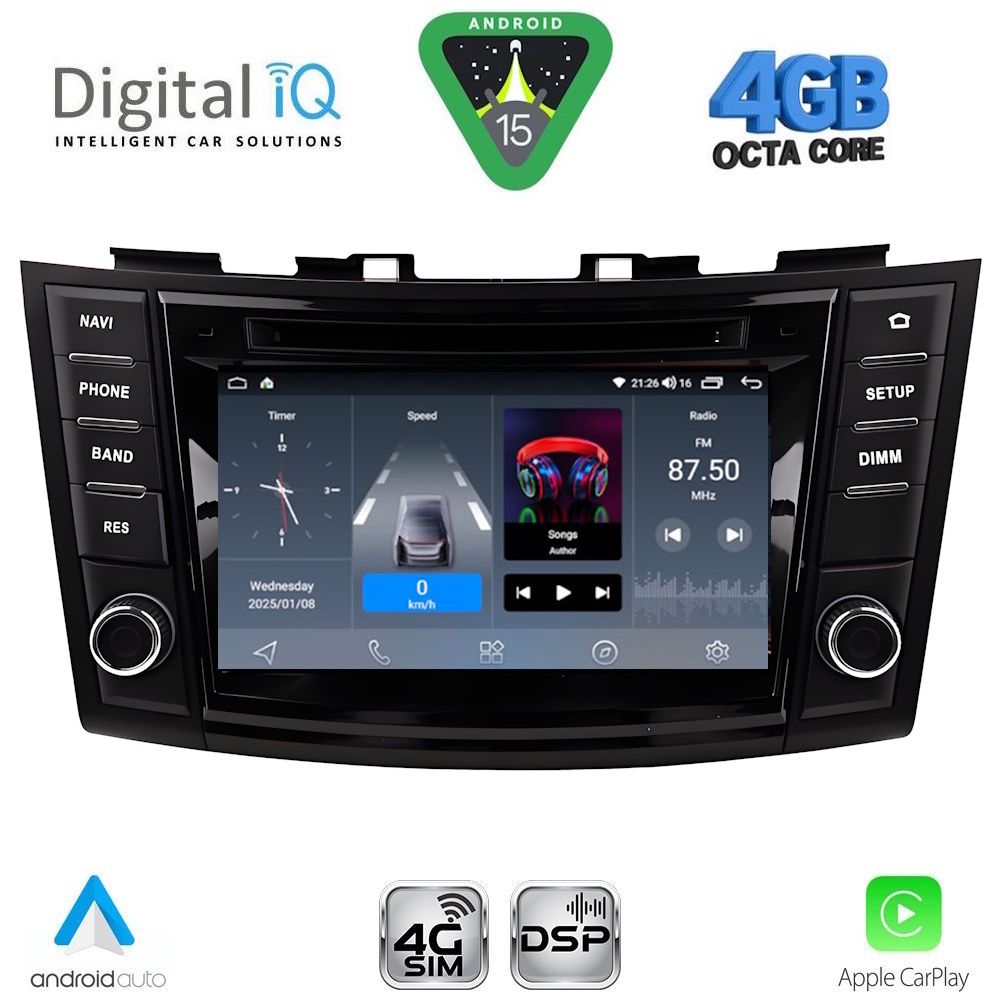 DIGITAL IQ BLG 477_CPA (7″ DECK) MULTIMEDIA OEM for SUZUKI SWIFT mod. 2011-2016 DIGITAL IQ BLG 477_CPA (7″ DECK) MULTIMEDIA OEM for SUZUKI SWIFT mod. 2011-2016