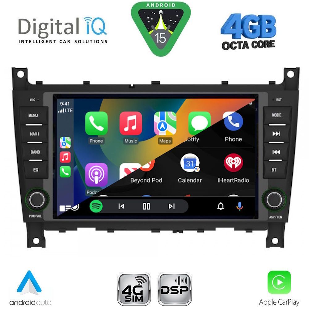 DIGITAL IQ BLG 493_CPA (7" DECK) MULTIMEDIA SYSTEM for MERCEDES C W203 – CLK W209 mod. 2004-2008 DIGITAL IQ BLG 493_CPA (7" DECK) MULTIMEDIA SYSTEM for MERCEDES C W203 – CLK W209 mod. 2004-2008