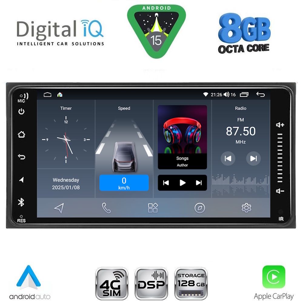 DIGITAL IQ BLM 562_CPA (7" DECK) MULTIMEDIA OEM for TOYOTA ALL (200mm) DIGITAL IQ BLM 562_CPA (7" DECK) MULTIMEDIA OEM for TOYOTA ALL (200mm)