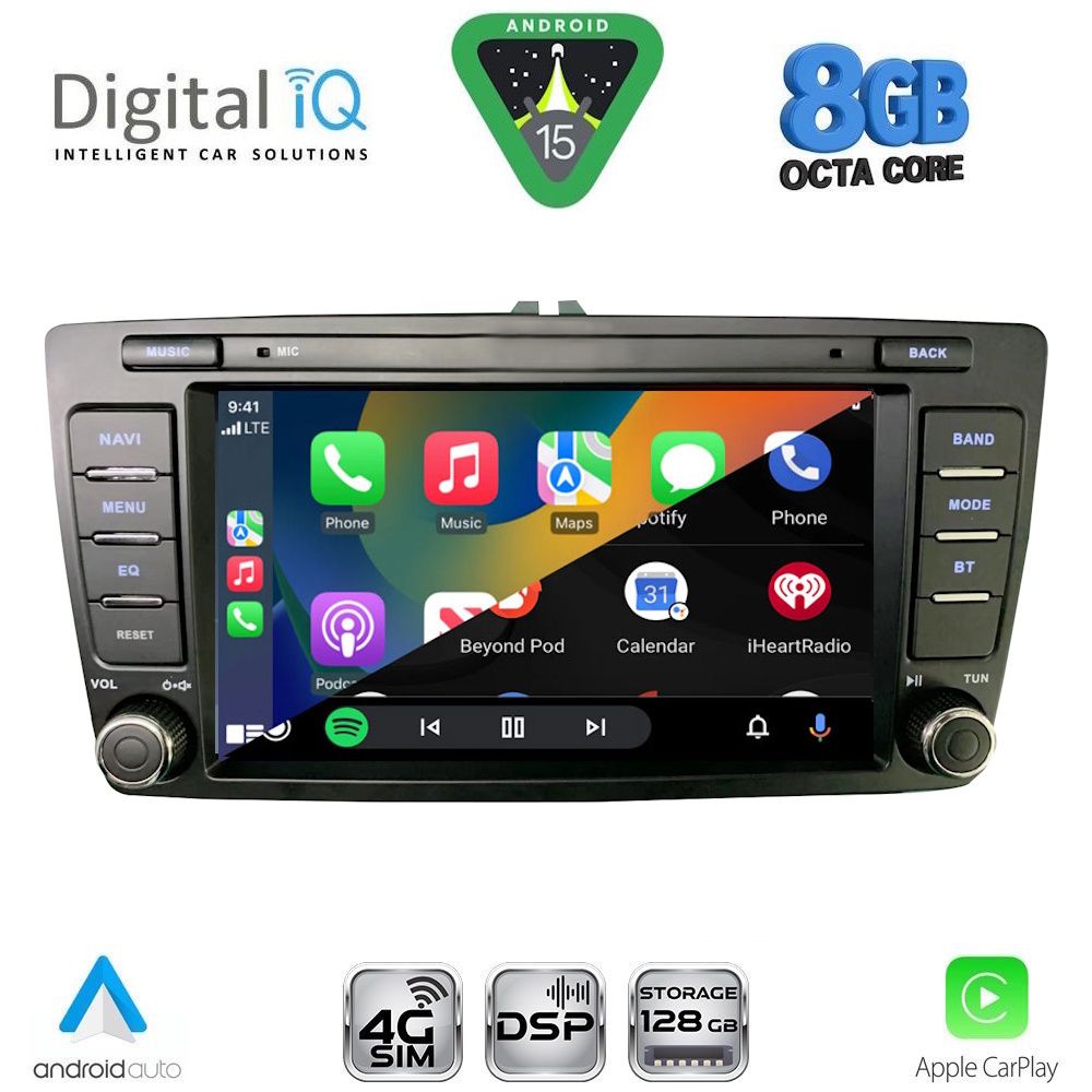 DIGITAL IQ BLM 705_CPA (8" DECK) MULTIMEDIA OEM for SKODA OCTAVIA 5 mod. 2005-2012 DIGITAL IQ BLM 705_CPA (8" DECK) MULTIMEDIA OEM for SKODA OCTAVIA 5 mod. 2005-2012