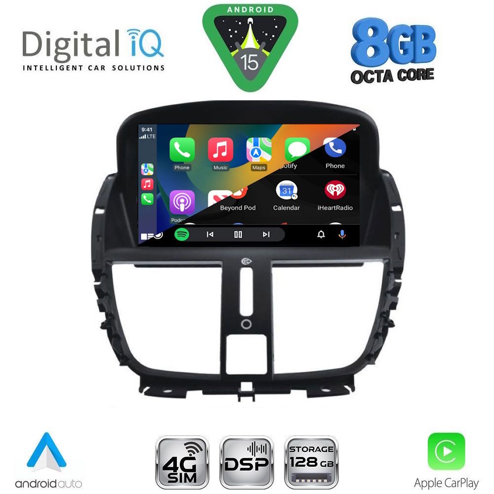 DIGITAL IQ BLM 707_CPA (7" DECK) MULTIMEDIA OEM for PEUGEOT 207 mod. 2007-2017 DIGITAL IQ BLM 707_CPA (7" DECK) MULTIMEDIA OEM for PEUGEOT 207 mod. 2007-2017