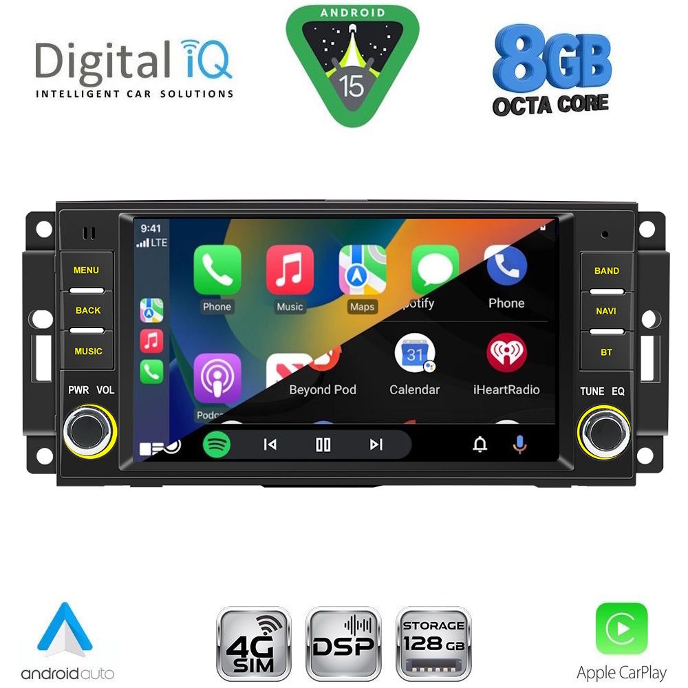 DIGITAL IQ BLM 724_CPA (7" DECK) MULTIMEDIA OEM for JEEP ALL mod. 2005-2018 DIGITAL IQ BLM 724_CPA (7" DECK) MULTIMEDIA OEM for JEEP ALL mod. 2005-2018