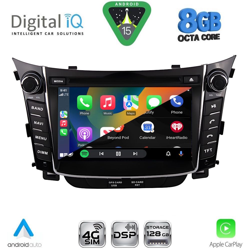 DIGITAL IQ BLM 726_CPA (7" DECK) MULTIMEDIA OEM for HYUNDAI i30 mod. 2012-2017 DIGITAL IQ BLM 726_CPA (7" DECK) MULTIMEDIA OEM for HYUNDAI i30 mod. 2012-2017