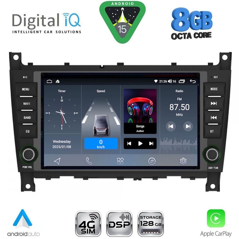 DIGITAL IQ BLM 793_CPA (7" DECK) MULTIMEDIA OEM for MERCEDES C W203 – CLK W209 mod. 2004-2008 DIGITAL IQ BLM 793_CPA (7" DECK) MULTIMEDIA OEM for MERCEDES C W203 – CLK W209 mod. 2004-2008