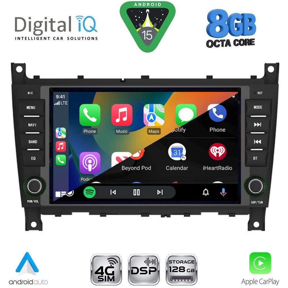 DIGITAL IQ BLM 793_CPA (7" DECK) MULTIMEDIA OEM for MERCEDES C W203 – CLK W209 mod. 2004-2008 DIGITAL IQ BLM 793_CPA (7" DECK) MULTIMEDIA OEM for MERCEDES C W203 – CLK W209 mod. 2004-2008