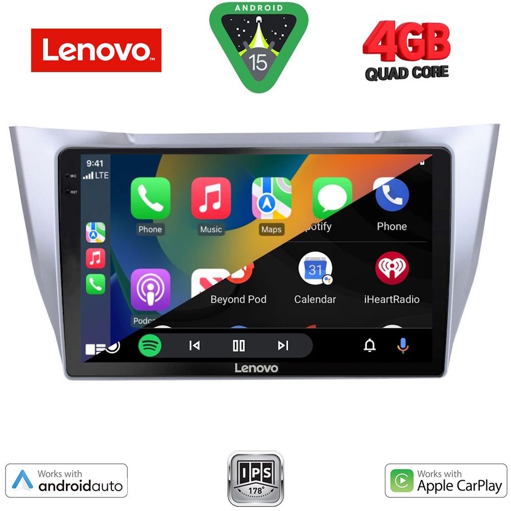 LENOVO LVE 8345SL_CPAA (10inc) MULTIMEDIA TABLET for LEXUS RX 300 – 400 mod. 2003-2008 LENOVO LVE 8345SL_CPAA (10inc) MULTIMEDIA TABLET for LEXUS RX 300 – 400 mod. 2003-2008