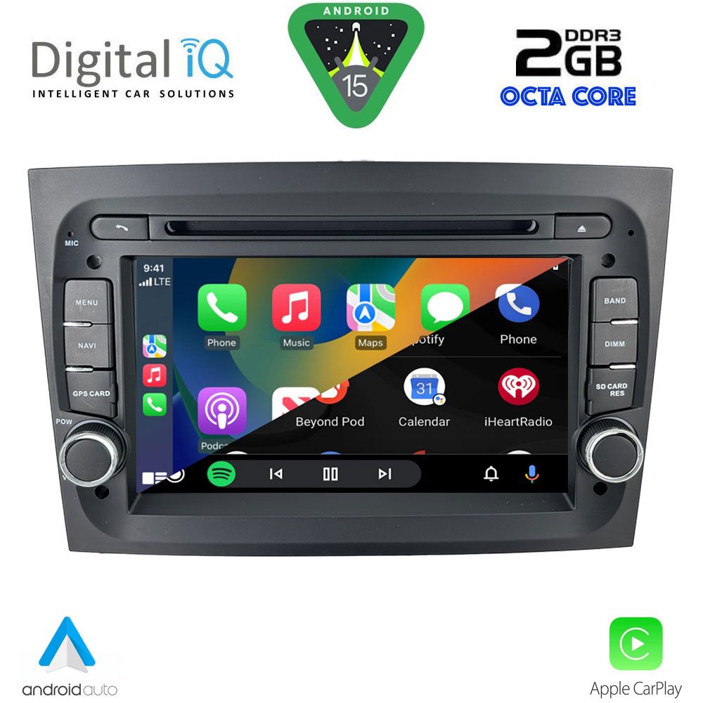 DIGITAL IQ MSF 338_CPA (7" DECK) MULTIMEDIA SYSTEM for FIAT DOBLO mod. 2015-2022 DIGITAL IQ MSF 338_CPA (7" DECK) MULTIMEDIA SYSTEM for FIAT DOBLO mod. 2015-2022