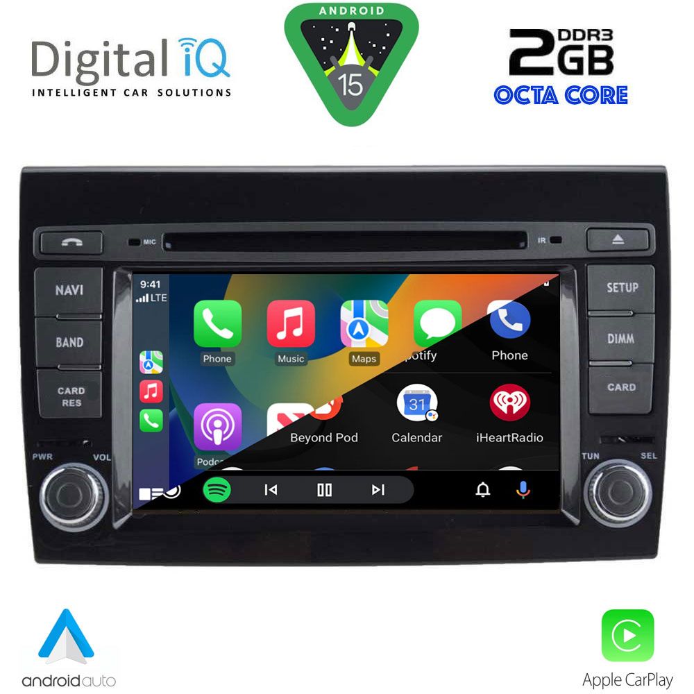 DIGITAL IQ MSF 397_CPA (7” DECK) MULTIMEDIA SYSTEM for FIAT BRAVO mod. 2007-2019 DIGITAL IQ MSF 397_CPA (7” DECK) MULTIMEDIA SYSTEM for FIAT BRAVO mod. 2007-2019