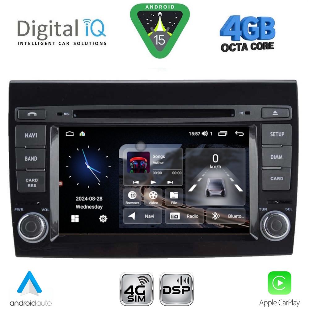 DIGITAL IQ MSG 497_CPA (7” DECK) MULTIMEDIA SYSTEM for FIAT BRAVO mod. 2007-2019 DIGITAL IQ MSG 497_CPA (7” DECK) MULTIMEDIA SYSTEM for FIAT BRAVO mod. 2007-2019