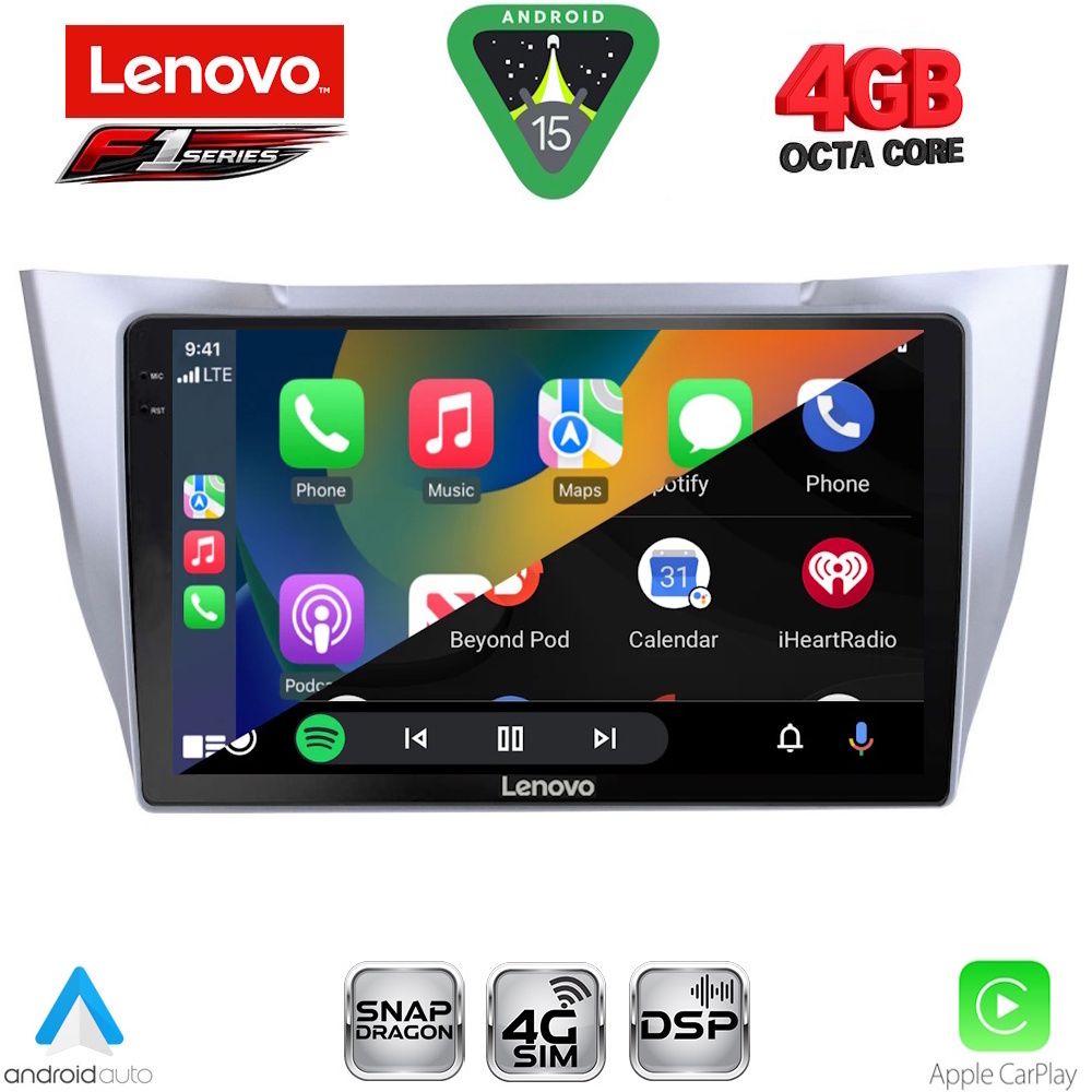 LENOVO SSQ 9345SL_CPA (10inc) MULTIMEDIA TABLET for LEXUS RX 300 – 400 mod. 2003-2008 LENOVO SSQ 9345SL_CPA (10inc) MULTIMEDIA TABLET for LEXUS RX 300 – 400 mod. 2003-2008