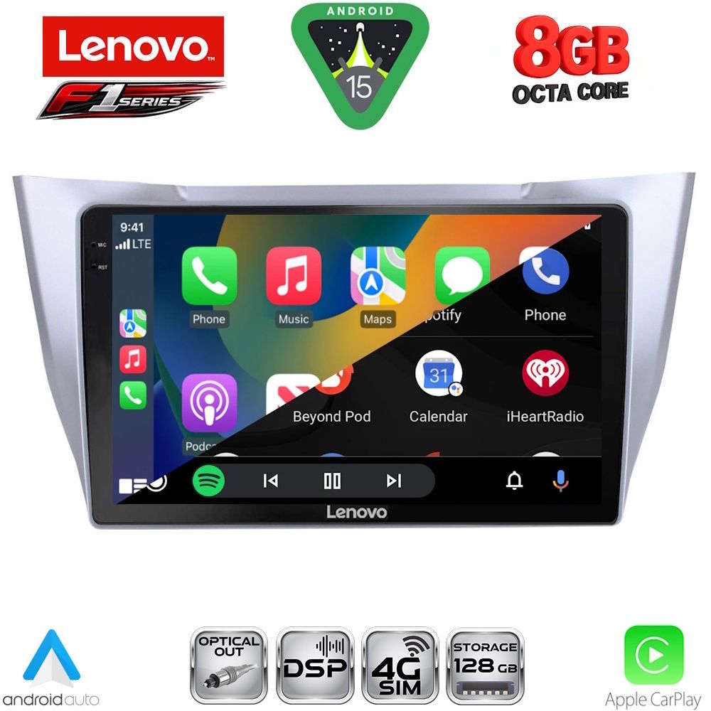 LENOVO SSR 10345SL_CPA (10inc) MULTIMEDIA TABLET for LEXUS RX 300 – 400 mod. 2003-2008 LENOVO SSR 10345SL_CPA (10inc) MULTIMEDIA TABLET for LEXUS RX 300 – 400 mod. 2003-2008