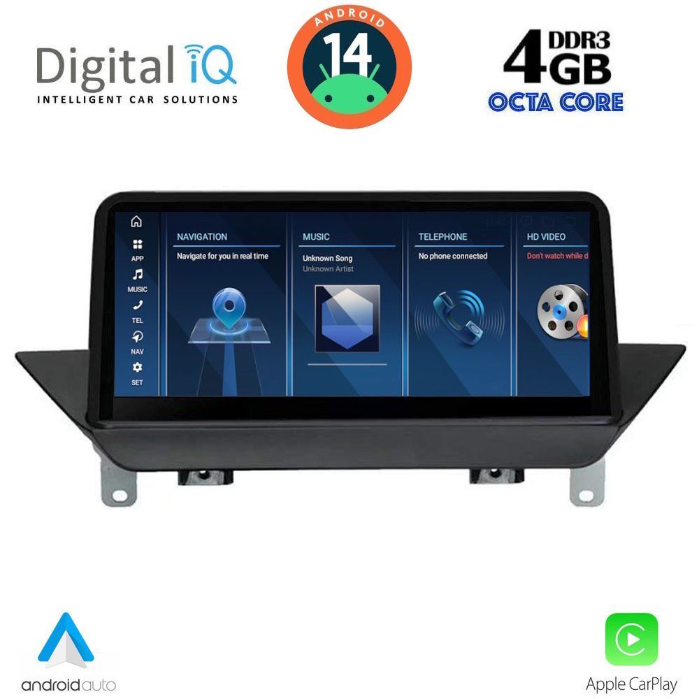 DIGITAL IQ TPG 10941_CPA (10.25'') - BMW X1 (E84) mod. 2009-2015 with CIC DIGITAL IQ TPG 10941_CPA (10.25'') - BMW X1 (E84) mod. 2009-2015 with CIC