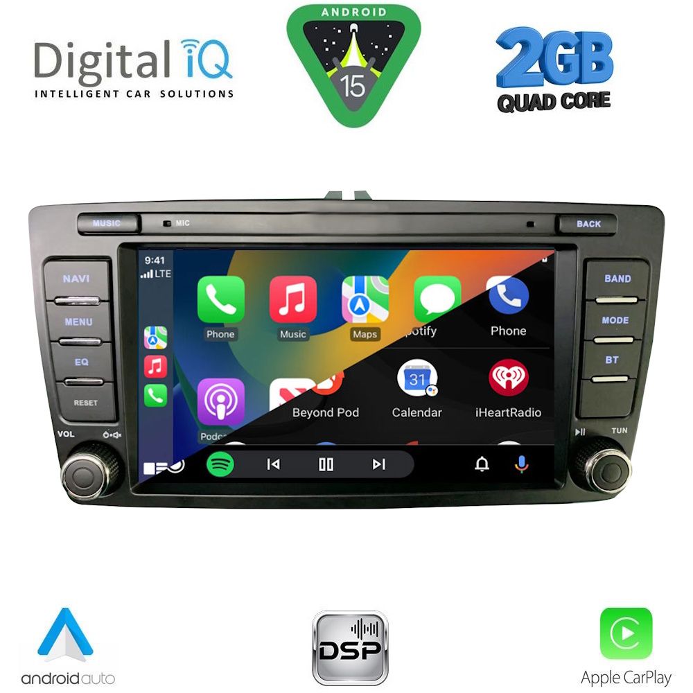 DIGITAL IQ BLD 005_CPA (8" DECK) MULTIMEDIA for SKODA OCTAVIA mod. 2005-2012 DIGITAL IQ BLD 005_CPA (8" DECK) MULTIMEDIA for SKODA OCTAVIA mod. 2005-2012