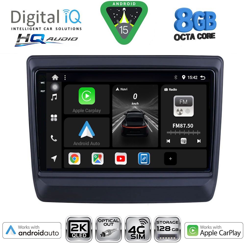DIGITAL IQ BXK 20256_CPAA (9inc) MULTIMEDIA TABLET for ISUZU DMAX mod. 2020-2026 DIGITAL IQ BXK 20256_CPAA (9inc) MULTIMEDIA TABLET for ISUZU DMAX mod. 2020-2026