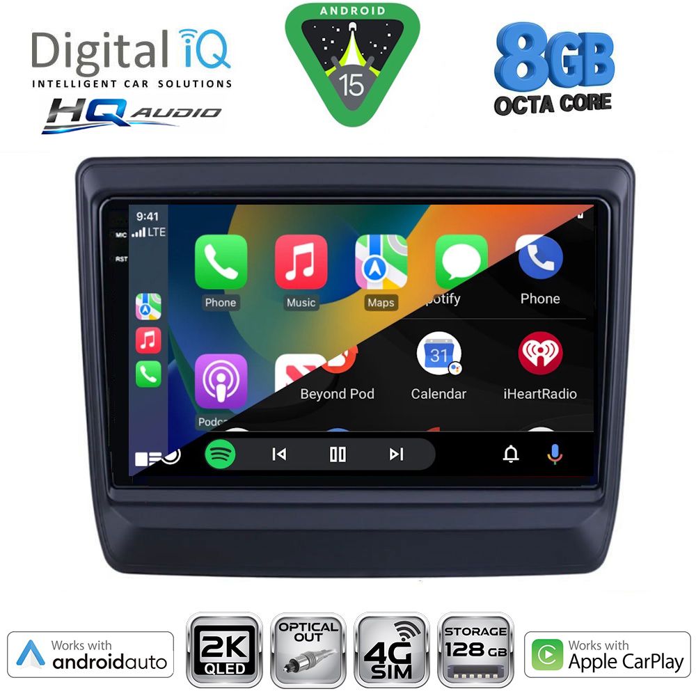 DIGITAL IQ BXK 20256_CPAA (9inc) MULTIMEDIA TABLET for ISUZU DMAX mod. 2020-2026 DIGITAL IQ BXK 20256_CPAA (9inc) MULTIMEDIA TABLET for ISUZU DMAX mod. 2020-2026
