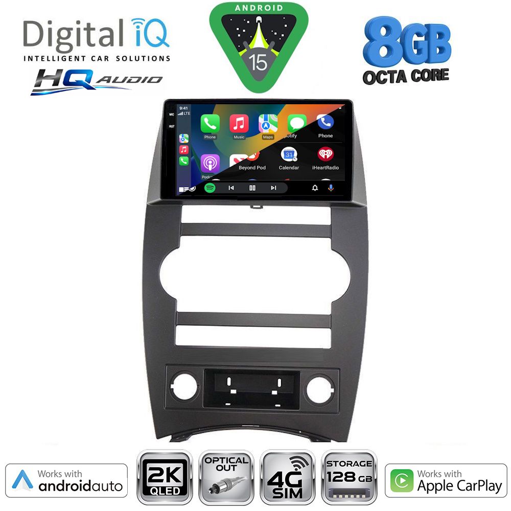 DIGITAL IQ BXK 20274_CPAA (9inc) MULTIMEDIA TABLET for JEEP COMMANDER mod. 2007-2009 DIGITAL IQ BXK 20274_CPAA (9inc) MULTIMEDIA TABLET for JEEP COMMANDER mod. 2007-2009
