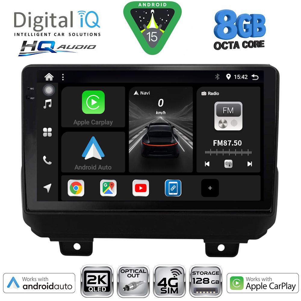 DIGITAL IQ BXK 20298_CPAA (9inc) MULTIMEDIA TABLET for JEEP WRANGLER mod. 2018-2026 DIGITAL IQ BXK 20298_CPAA (9inc) MULTIMEDIA TABLET for JEEP WRANGLER mod. 2018-2026