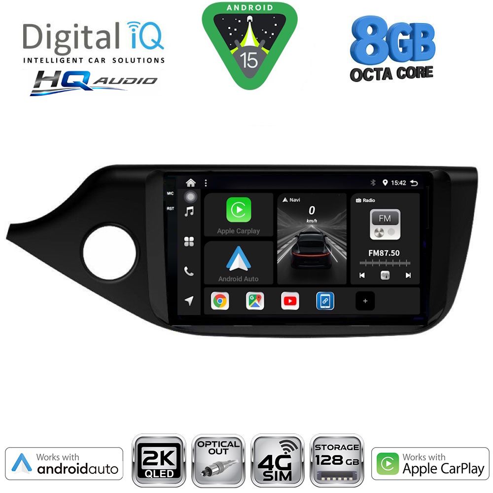 DIGITAL IQ BXK 20302_CPAA (9inc) MULTIMEDIA TABLET for KIA CEED mod. 2012-2018 DIGITAL IQ BXK 20302_CPAA (9inc) MULTIMEDIA TABLET for KIA CEED mod. 2012-2018