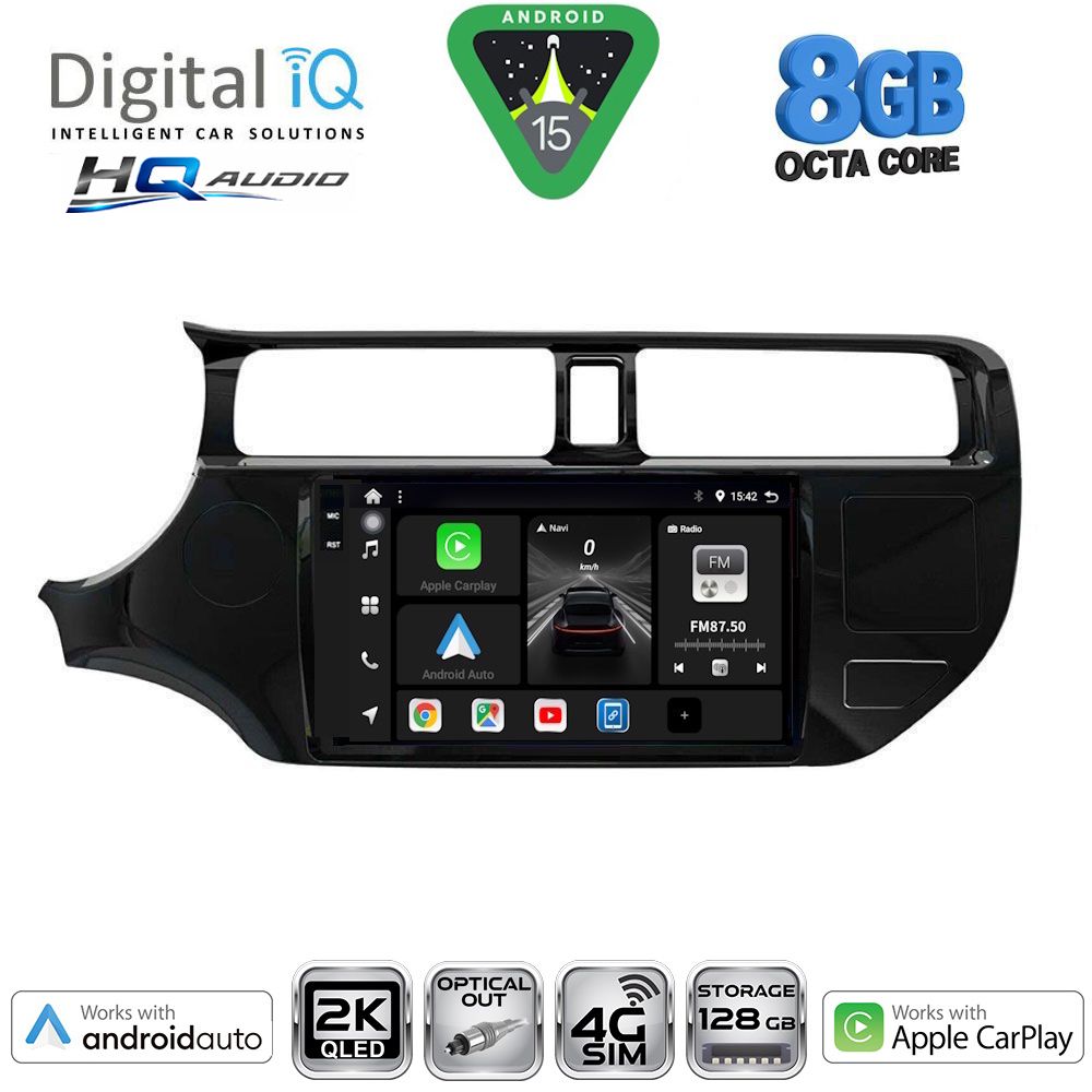 DIGITAL IQ BXK 20314_CPAA (9inc) MULTIMEDIA TABLET for KIA RIO mod. 2012-2015 DIGITAL IQ BXK 20314_CPAA (9inc) MULTIMEDIA TABLET for KIA RIO mod. 2012-2015