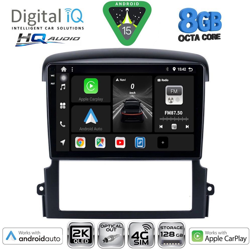 DIGITAL IQ BXK 20317_CPAA (9inc) MULTIMEDIA TABLET for KIA SORENTO mod. 2006-2009 DIGITAL IQ BXK 20317_CPAA (9inc) MULTIMEDIA TABLET for KIA SORENTO mod. 2006-2009