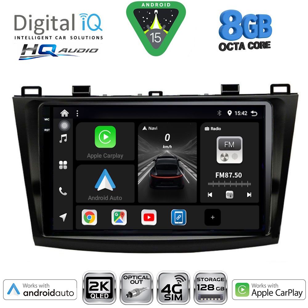DIGITAL IQ BXK 20366_CPAA (9inc) MULTIMEDIA TABLET for MAZDA 3 mod. 2009-2014 DIGITAL IQ BXK 20366_CPAA (9inc) MULTIMEDIA TABLET for MAZDA 3 mod. 2009-2014