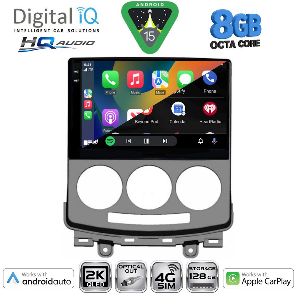 DIGITAL IQ BXK 20370_CPAA (9inc) MULTIMEDIA TABLET for MAZDA 5 mod. 2004-2010 DIGITAL IQ BXK 20370_CPAA (9inc) MULTIMEDIA TABLET for MAZDA 5 mod. 2004-2010