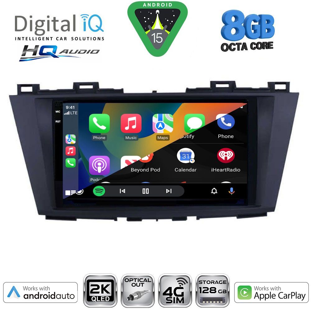 DIGITAL IQ BXK 20371_CPAA (9inc) MULTIMEDIA TABLET for MAZDA 5 mod. 2011-2020 DIGITAL IQ BXK 20371_CPAA (9inc) MULTIMEDIA TABLET for MAZDA 5 mod. 2011-2020