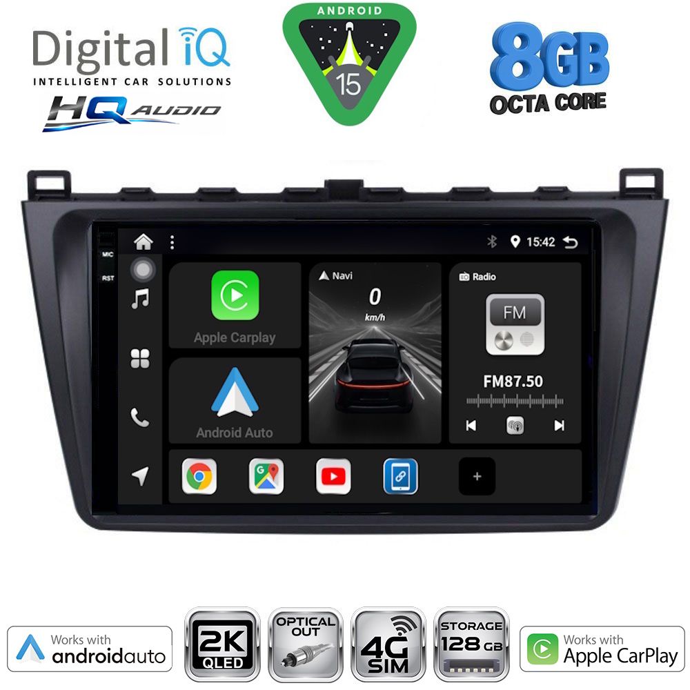 DIGITAL IQ BXK 20377_CPAA (9inc) MULTIMEDIA TABLET for MAZDA 6 mod. 2008-2012 DIGITAL IQ BXK 20377_CPAA (9inc) MULTIMEDIA TABLET for MAZDA 6 mod. 2008-2012