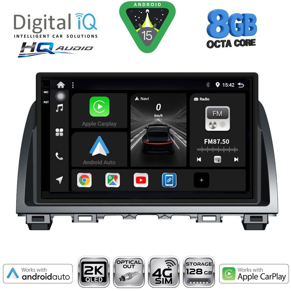 DIGITAL IQ BXK 20378_CPAA (9inc) MULTIMEDIA TABLET for MAZDA 6 mod. 2012-2017 DIGITAL IQ BXK 20378_CPAA (9inc) MULTIMEDIA TABLET for MAZDA 6 mod. 2012-2017