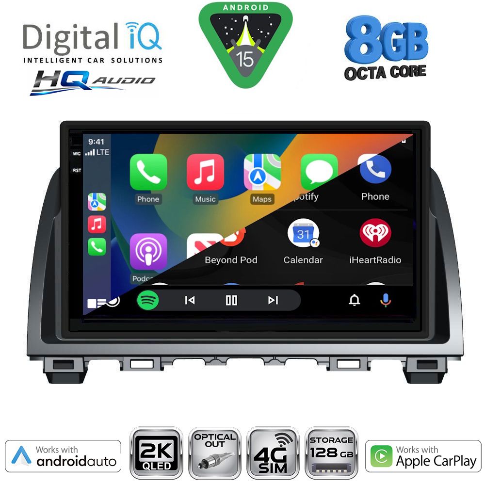 DIGITAL IQ BXK 20378_CPAA (9inc) MULTIMEDIA TABLET for MAZDA 6 mod. 2012-2017 DIGITAL IQ BXK 20378_CPAA (9inc) MULTIMEDIA TABLET for MAZDA 6 mod. 2012-2017