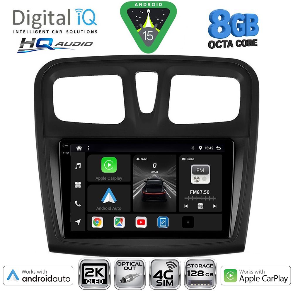 DIGITAL IQ BXK 20108SQ_CPAA (9inc) MULTIMEDIA TABLET for DACIA LOGAN – SANDERO mod. 2012-2019 DIGITAL IQ BXK 20108SQ_CPAA (9inc) MULTIMEDIA TABLET for DACIA LOGAN – SANDERO mod. 2012-2019