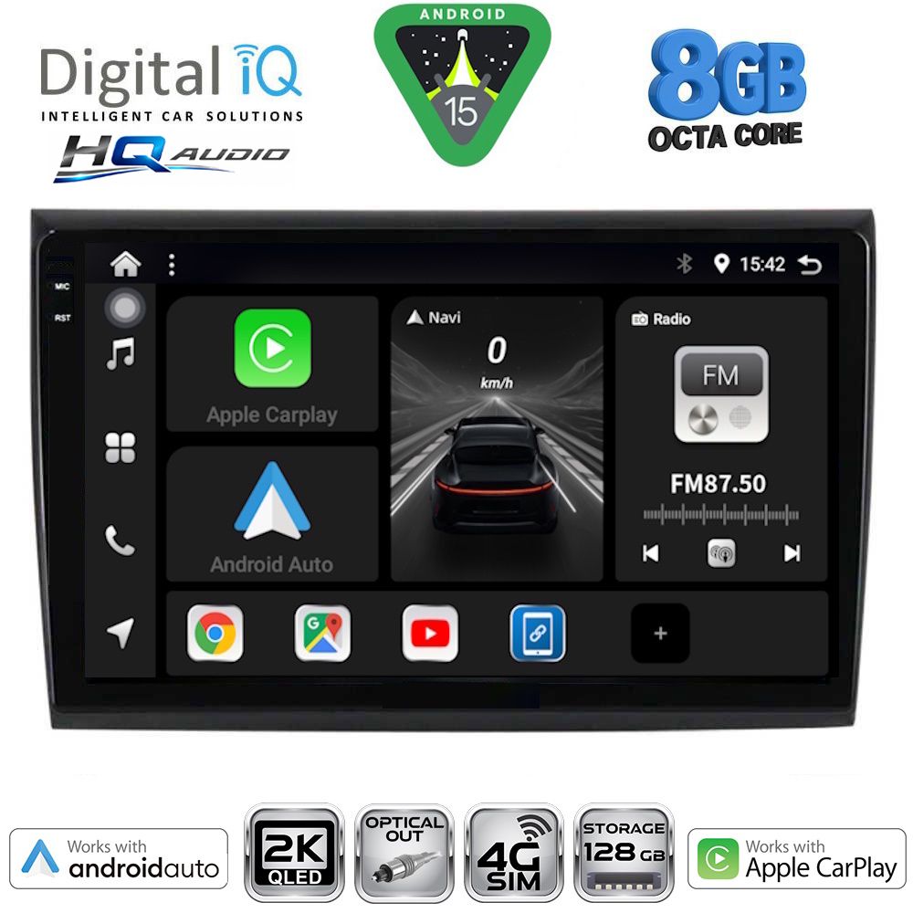 DIGITAL IQ BXK 20136_CPAA (9inc) MULTIMEDIA TABLET for FIAT BRAVO mod. 2007-2019 DIGITAL IQ BXK 20136_CPAA (9inc) MULTIMEDIA TABLET for FIAT BRAVO mod. 2007-2019