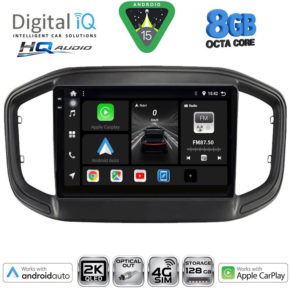 DIGITAL IQ BXK 20147_CPAA (9inc) MULTIMEDIA TABLET for FIAT STRADA mod. 2020-2026 DIGITAL IQ BXK 20147_CPAA (9inc) MULTIMEDIA TABLET for FIAT STRADA mod. 2020-2026